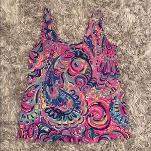 Lilly Pulitzer Floral Tank Top Size XS